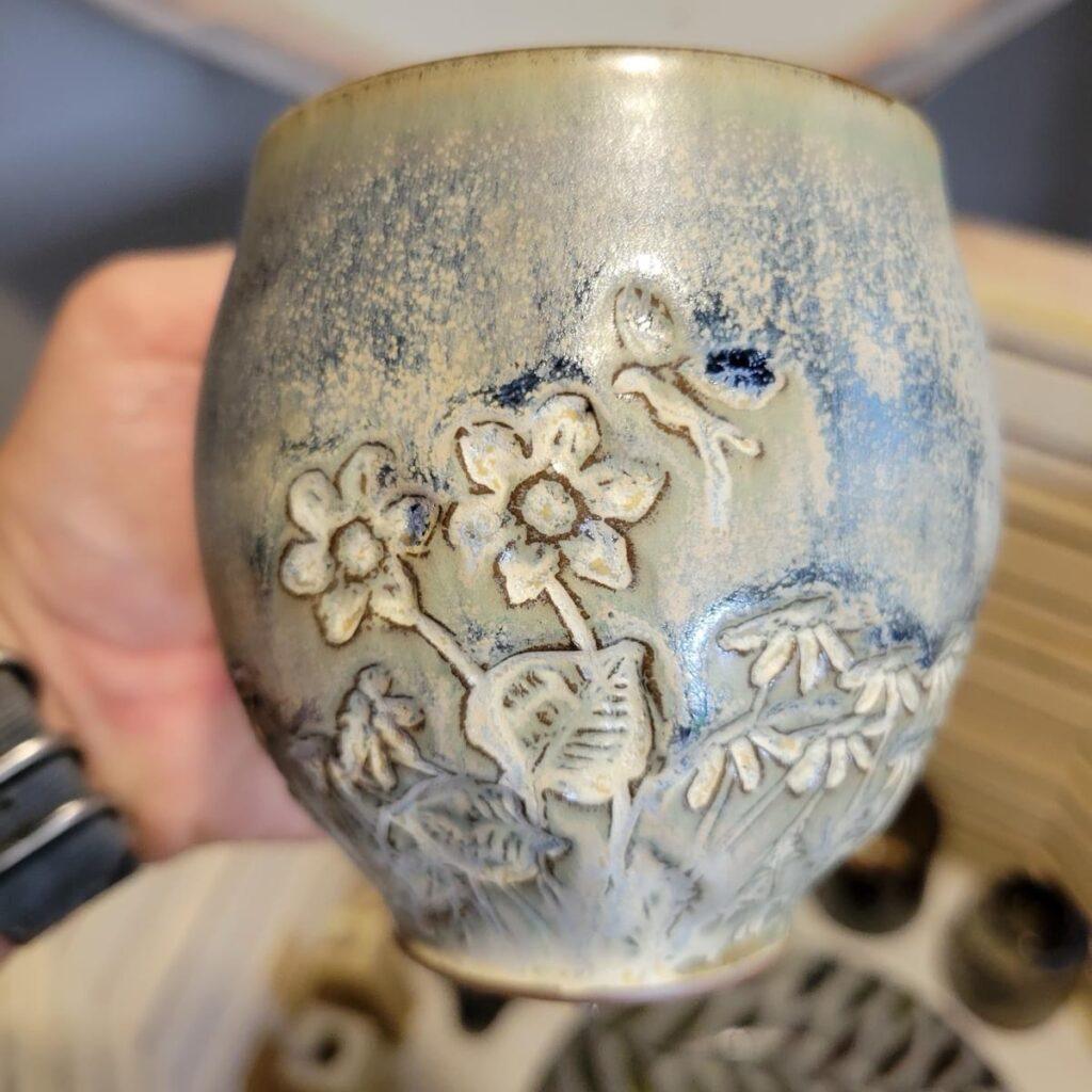 Textured mug by Brandon Christy