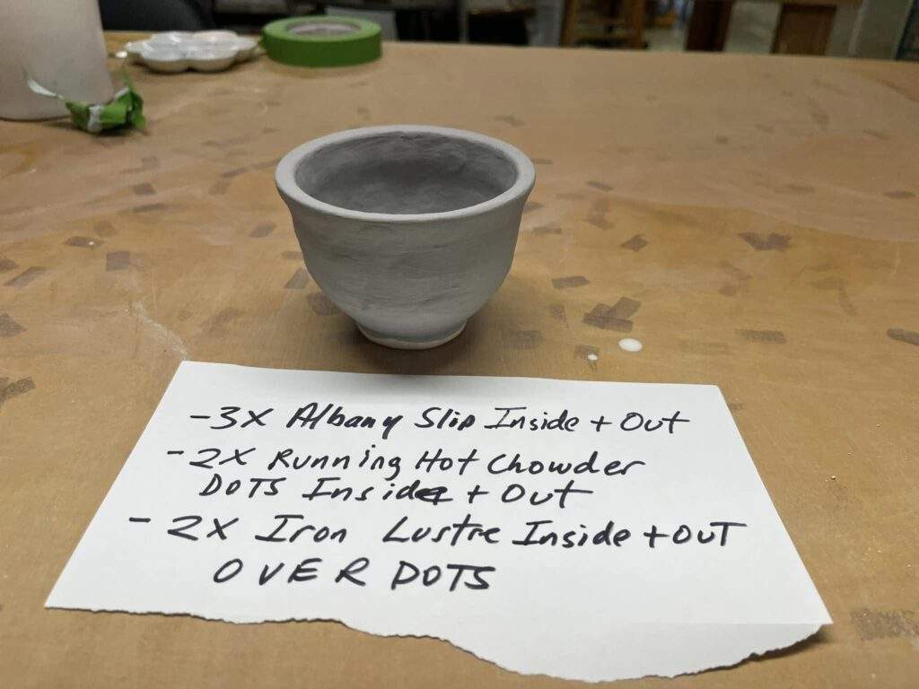 Orange Fozen Pond bowl by Anthony Colucci prefire