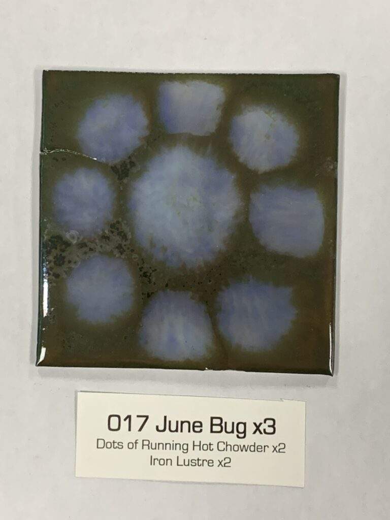 June Bug x3, RHC dots x2, Iron Lustre x2