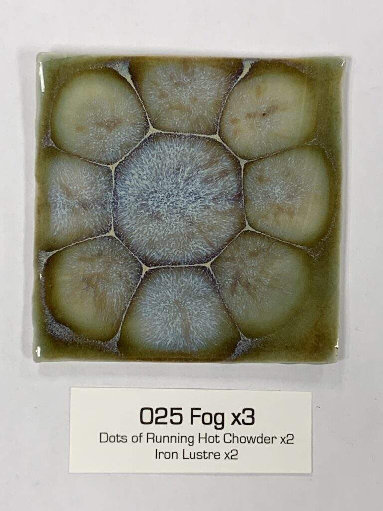 Fog x3, dots of RHC x2, Iron Lustre x2