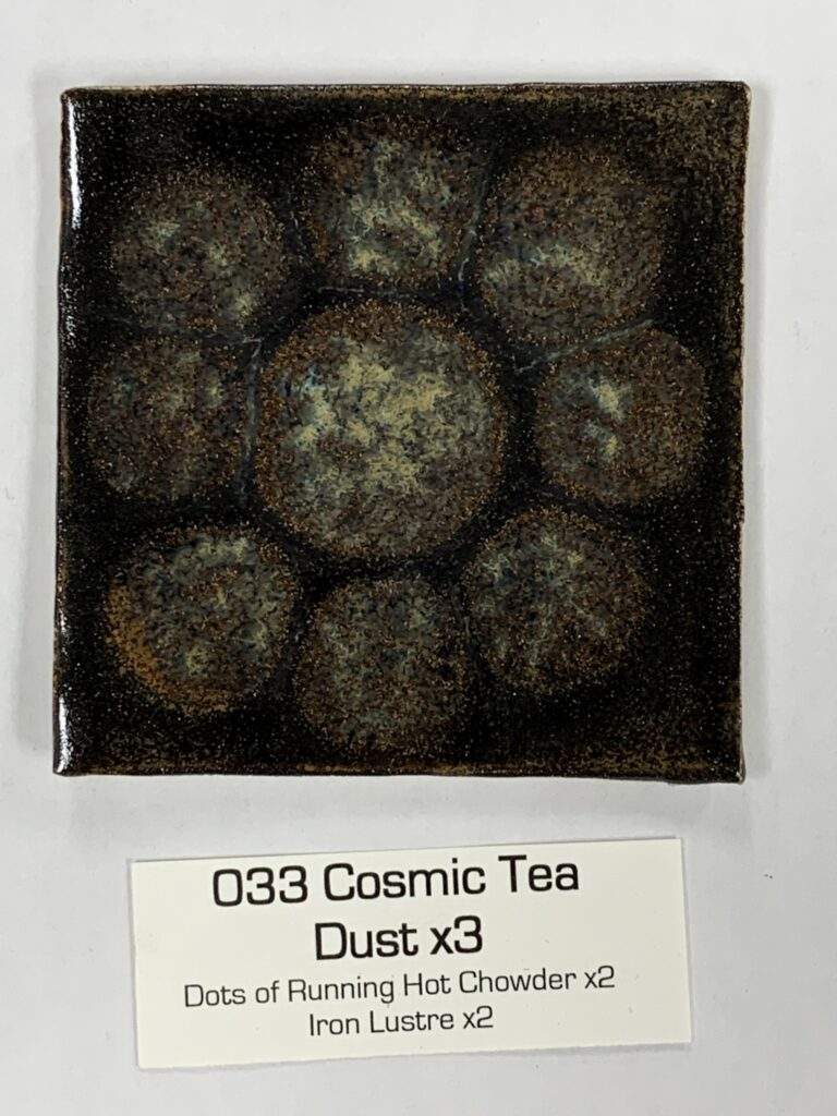 Cosmic Tea Dust x3, RHC dots x2, Iron Lustre x2