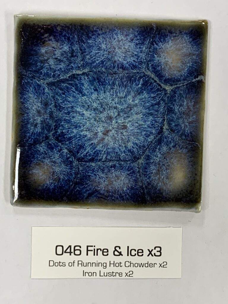 Fire and Ice x3, RHC dots x2, Iron Lustre x2