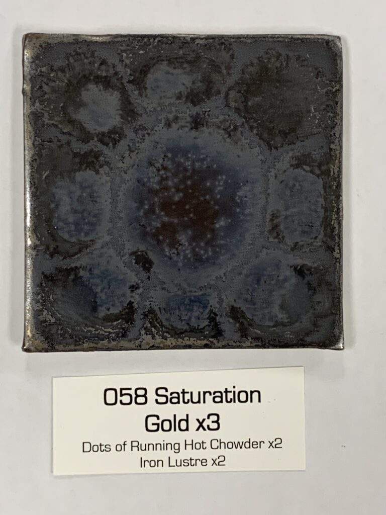 Saturation Gold x3, RHC dots x2, Iron Lustre x2