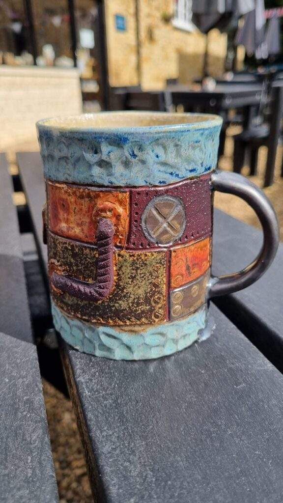 Steam Punk Mug By Viv Moss