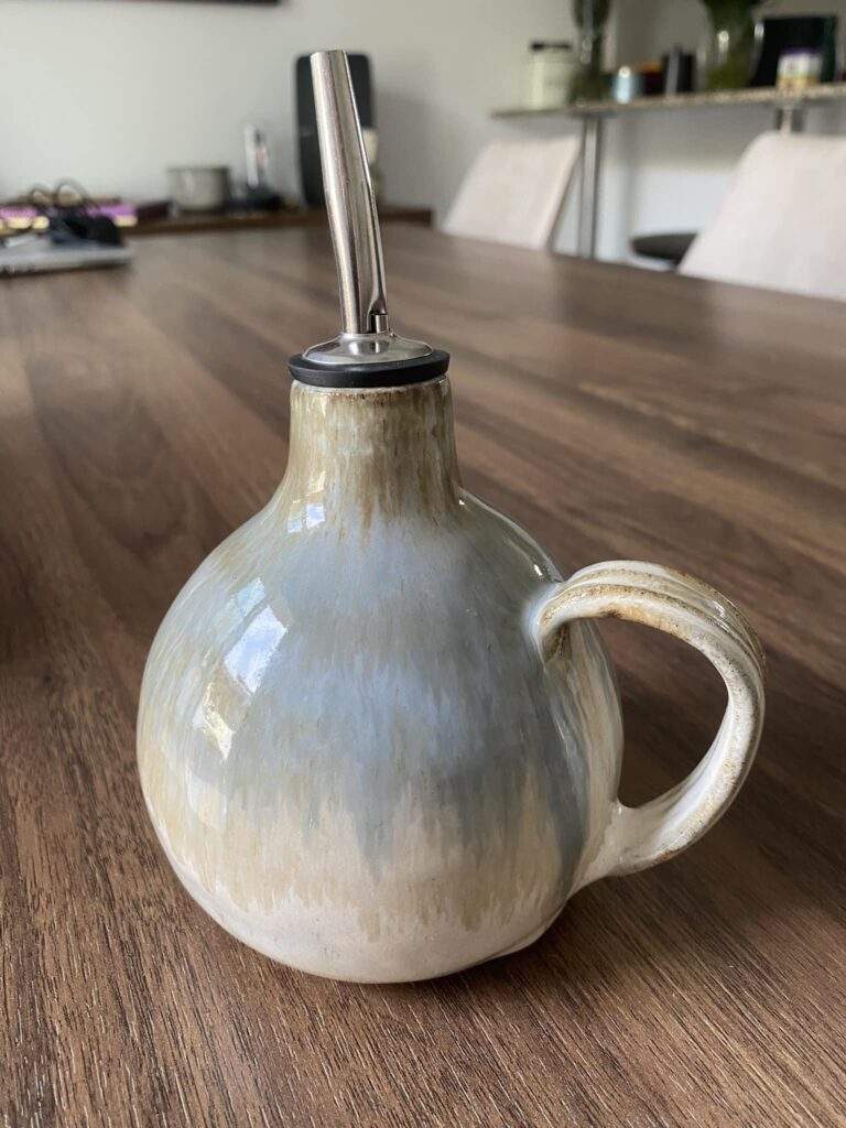 Olive Oil Bottle by Kathey Battrick