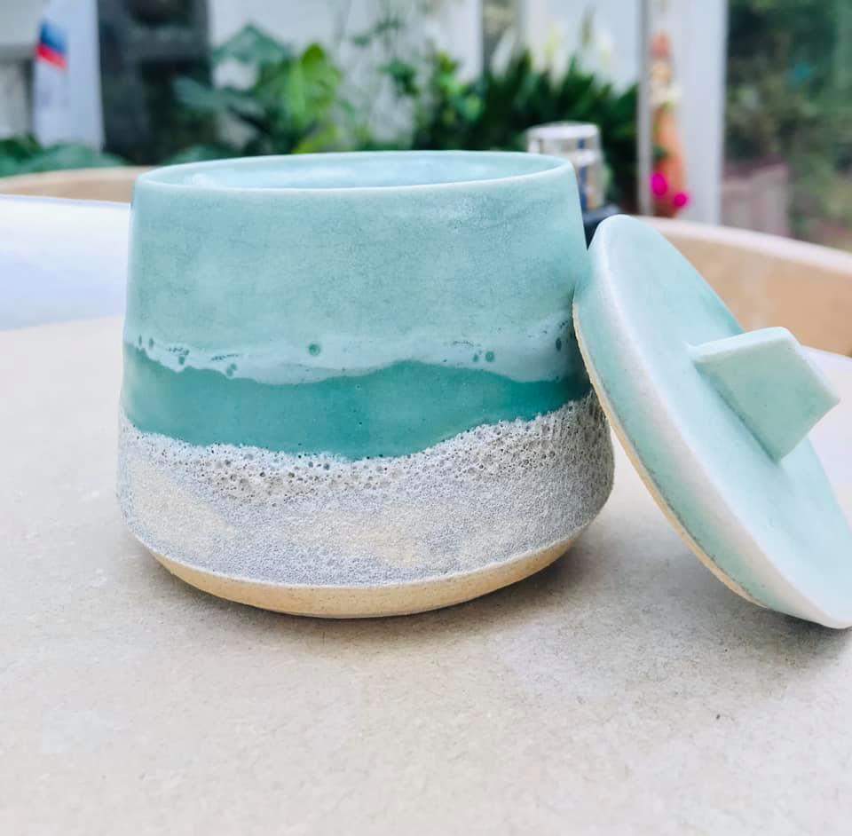 Copper Patina, Turquoise Granite and Light Magma By Elke Gill