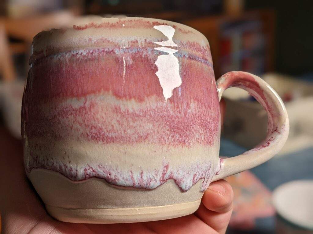 Pink Opal over Alabaster by Dyson Forbes