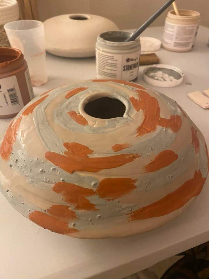 Cenote, Stoned Denim and Green Tea Over Micro Pearl by Melissandre Busson _Prefire