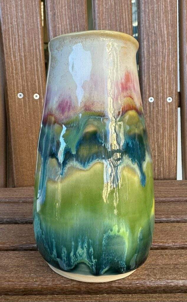 Green Vase By Elinor Hess