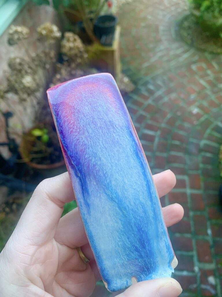 Iron Lustre over Bougainvillea by Nelly Chamberlain