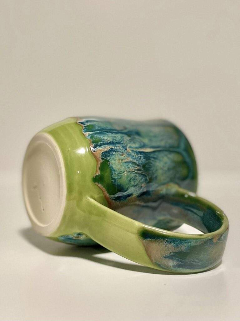 Green Frozen pond by by Melissa Buchanan