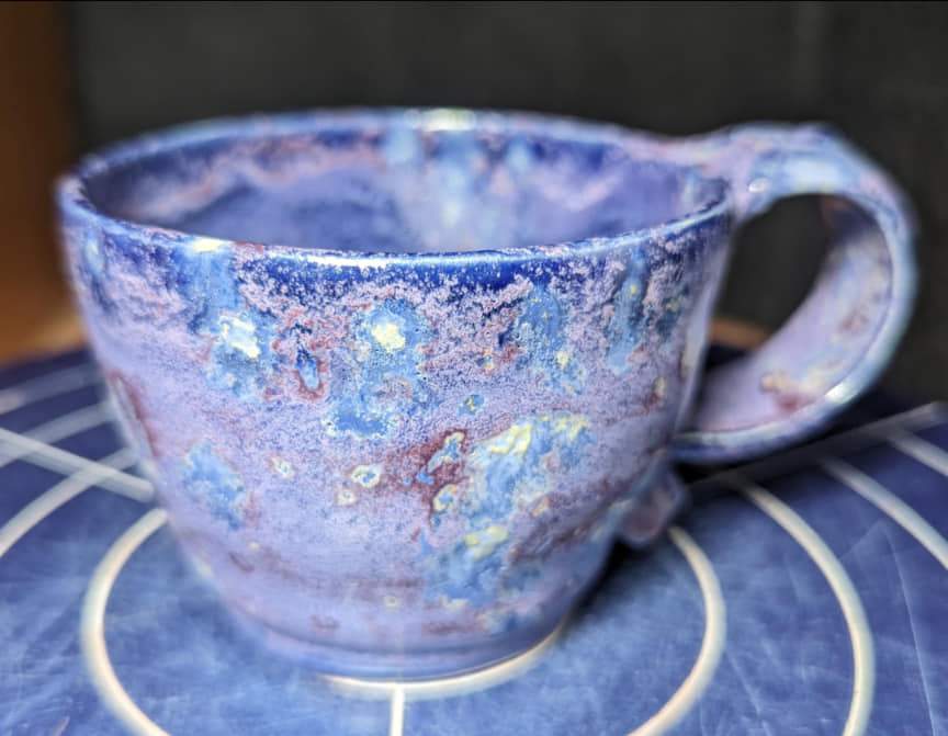 Passion Flower Over Purple Crystal Jennifer Esther Brown