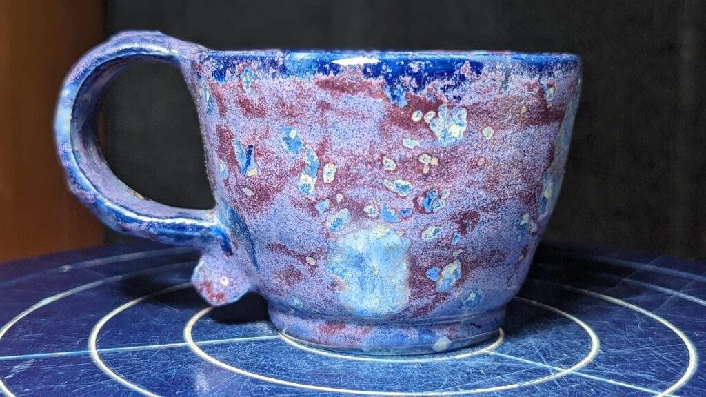 Passion Flower Over Purple Crystal Jennifer Esther Brown2