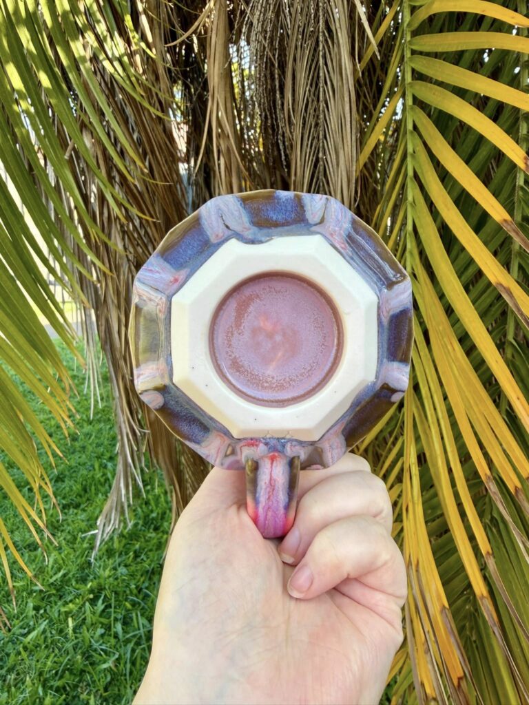 Pastel Purple and Pink Geo Cup